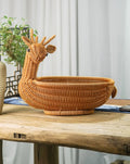 Giraffe Woven Fruit Basket