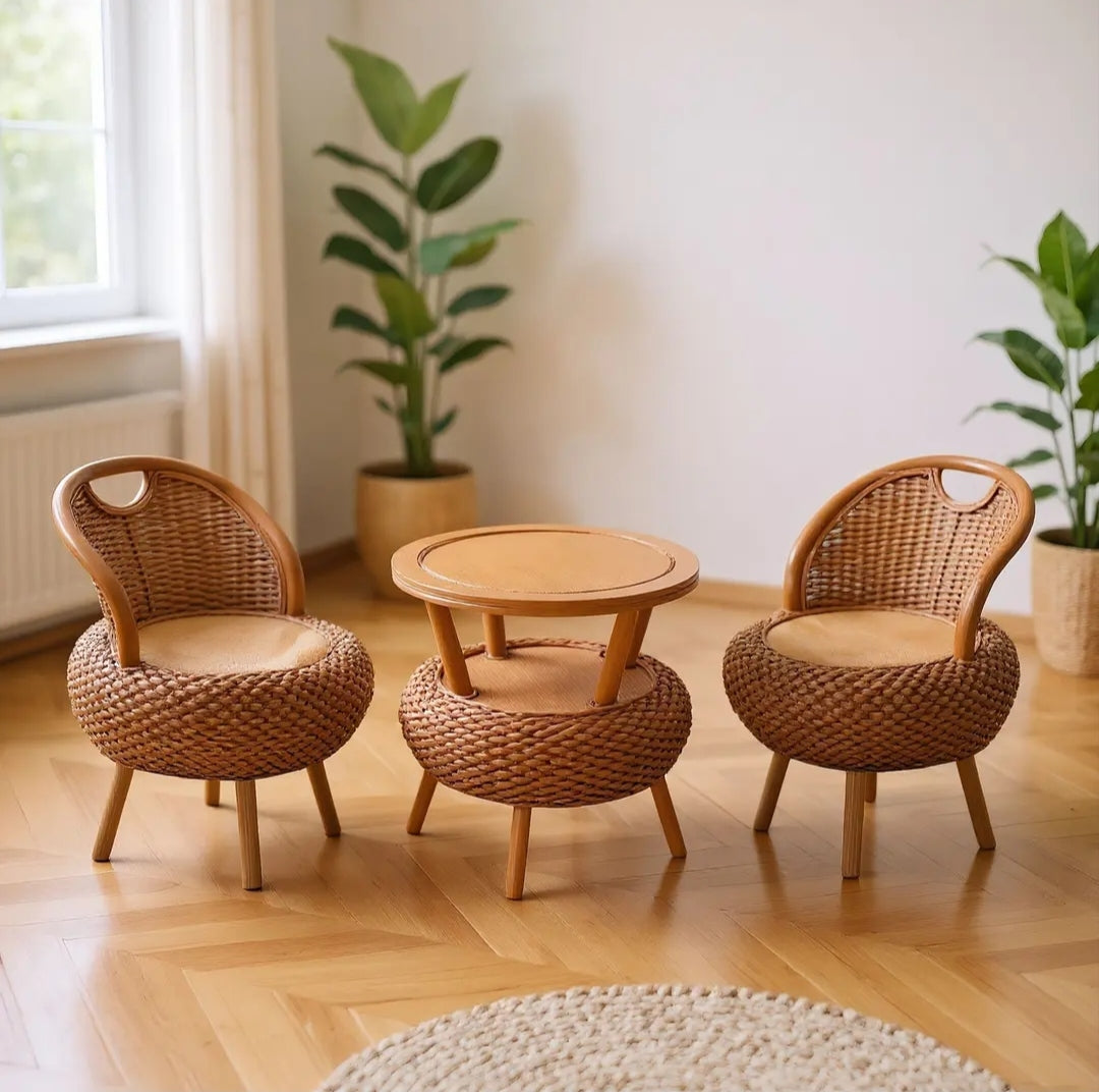 Rattan Tea Table