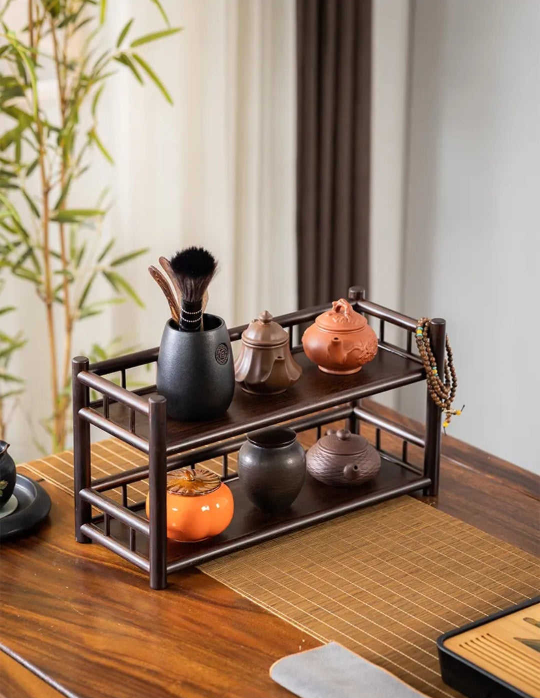 Handmade Nan Bamboo Cup Rack