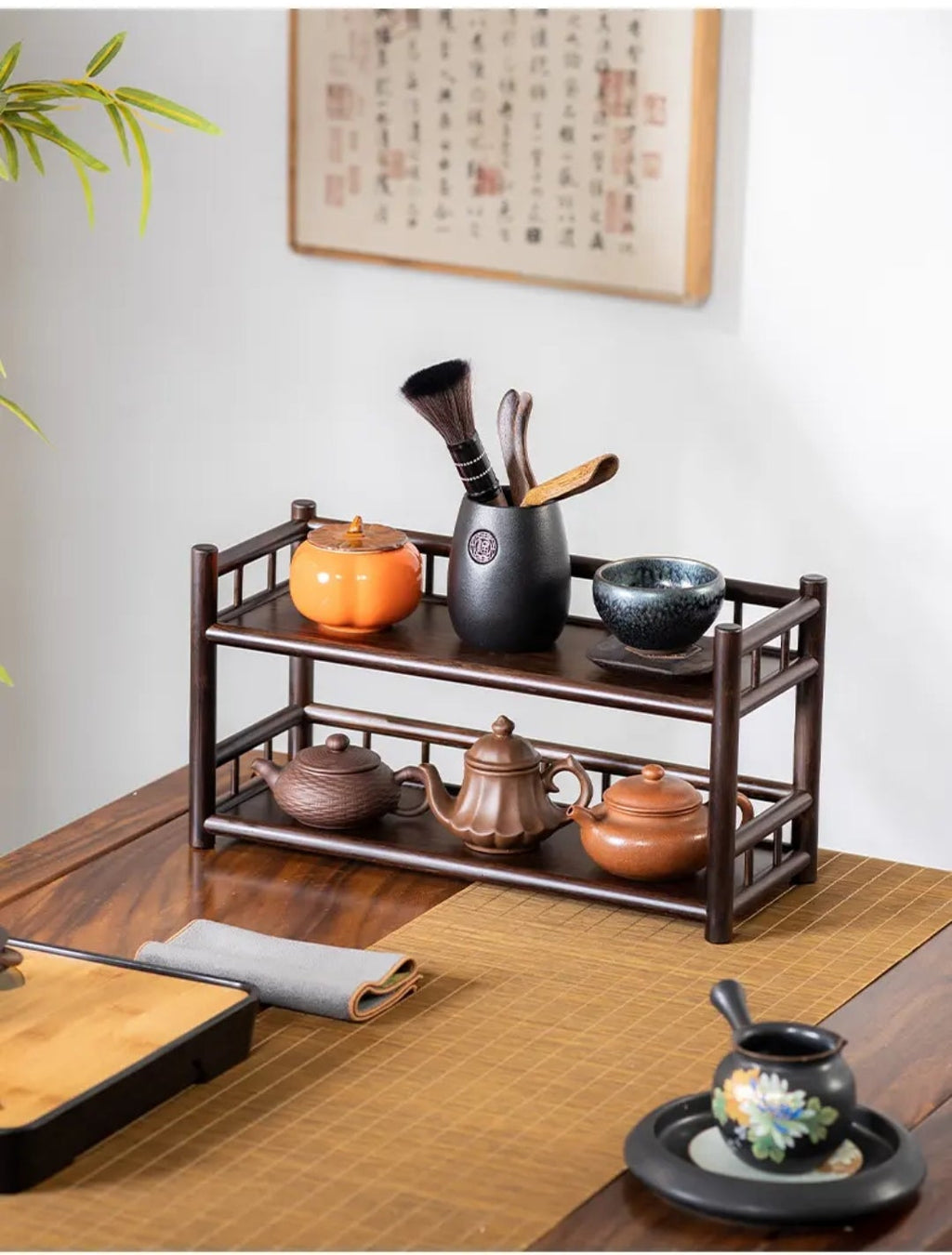 Handmade Nan Bamboo Cup Rack