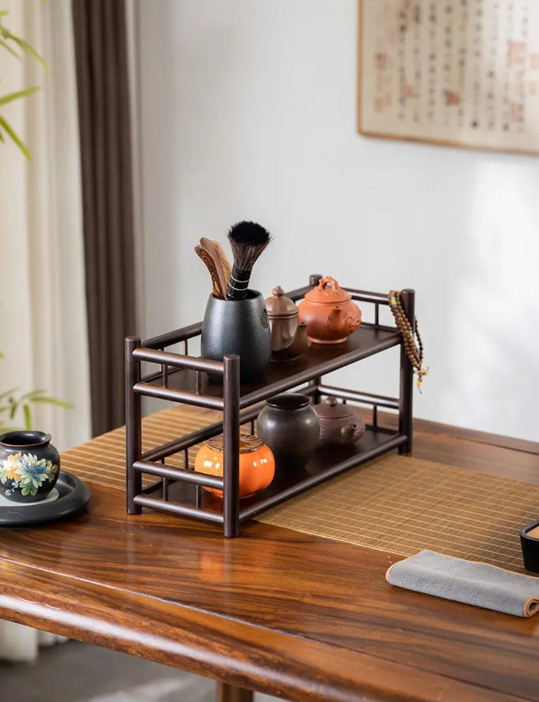 Handmade Nan Bamboo Cup Rack