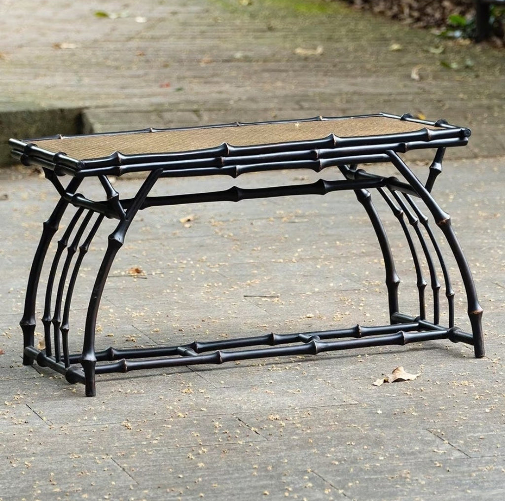 筇竹茶桌 | Handcrafted Qiong Bamboo Tea Table