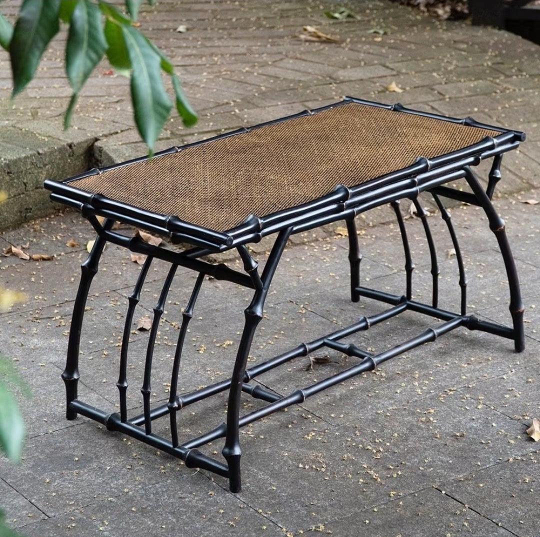 筇竹茶桌 | Handcrafted Qiong Bamboo Tea Table
