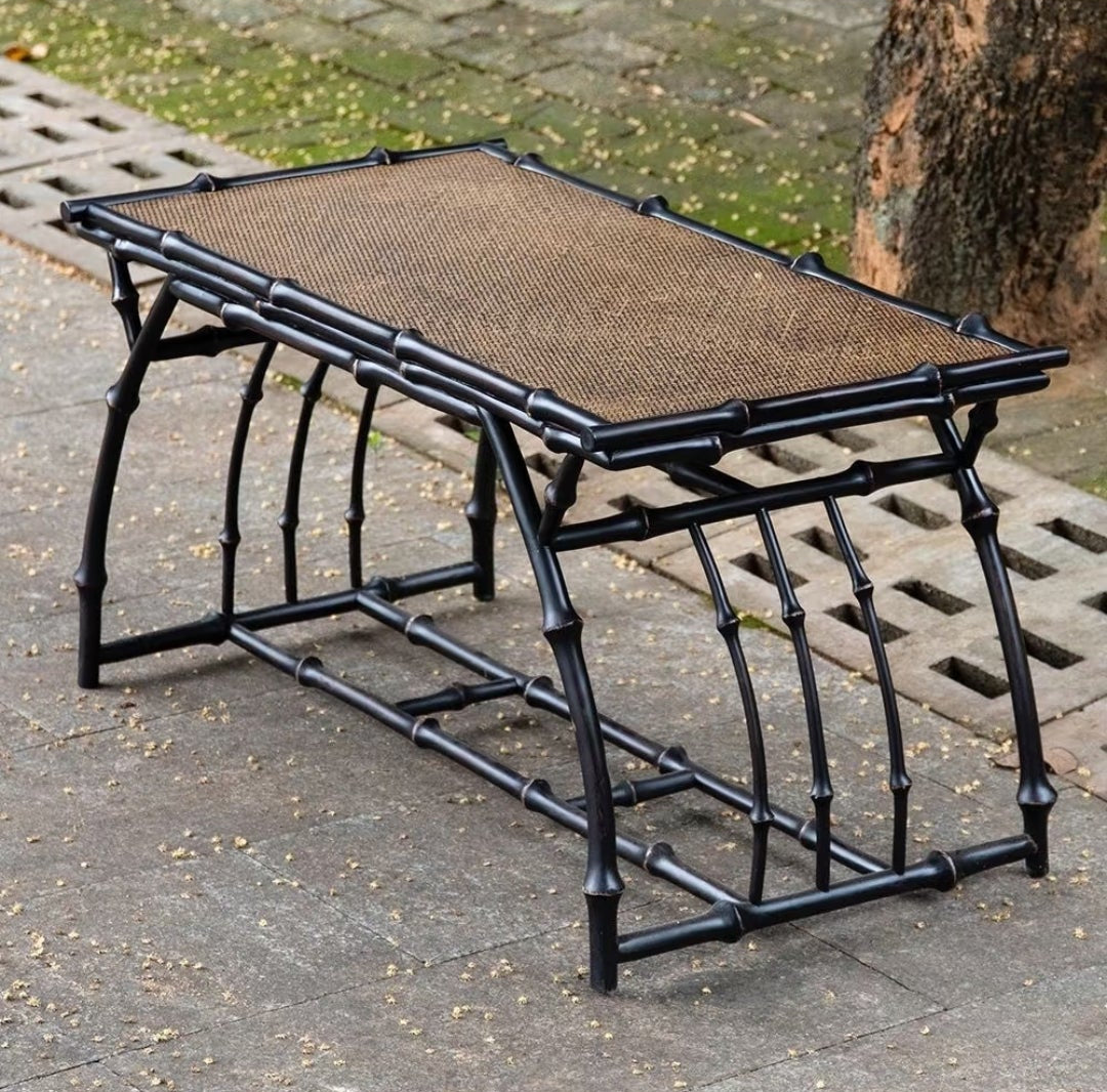 筇竹茶桌 | Handcrafted Qiong Bamboo Tea Table