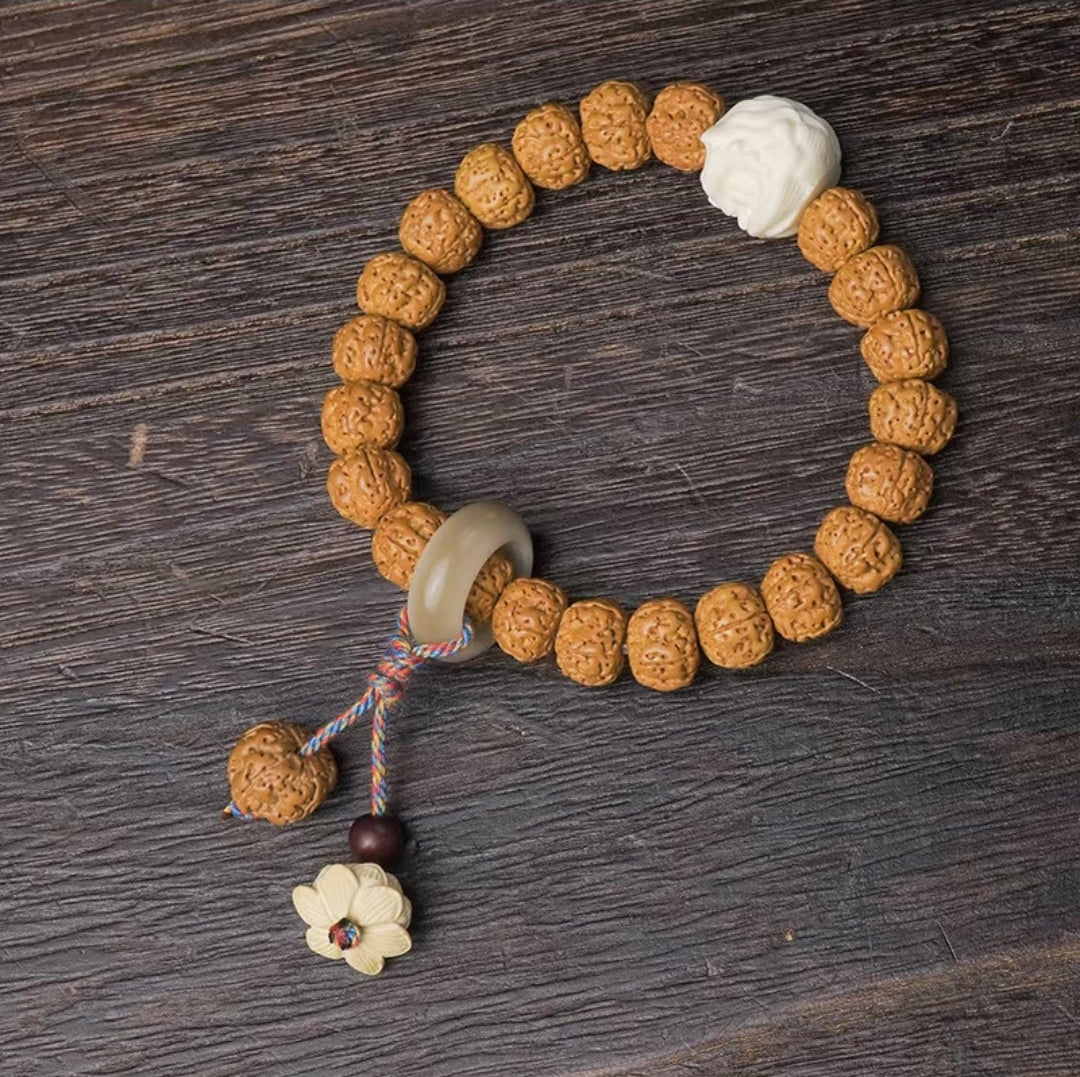 Intangible Cultural Heritage Handcrafted Bodhi Bead Bracelet