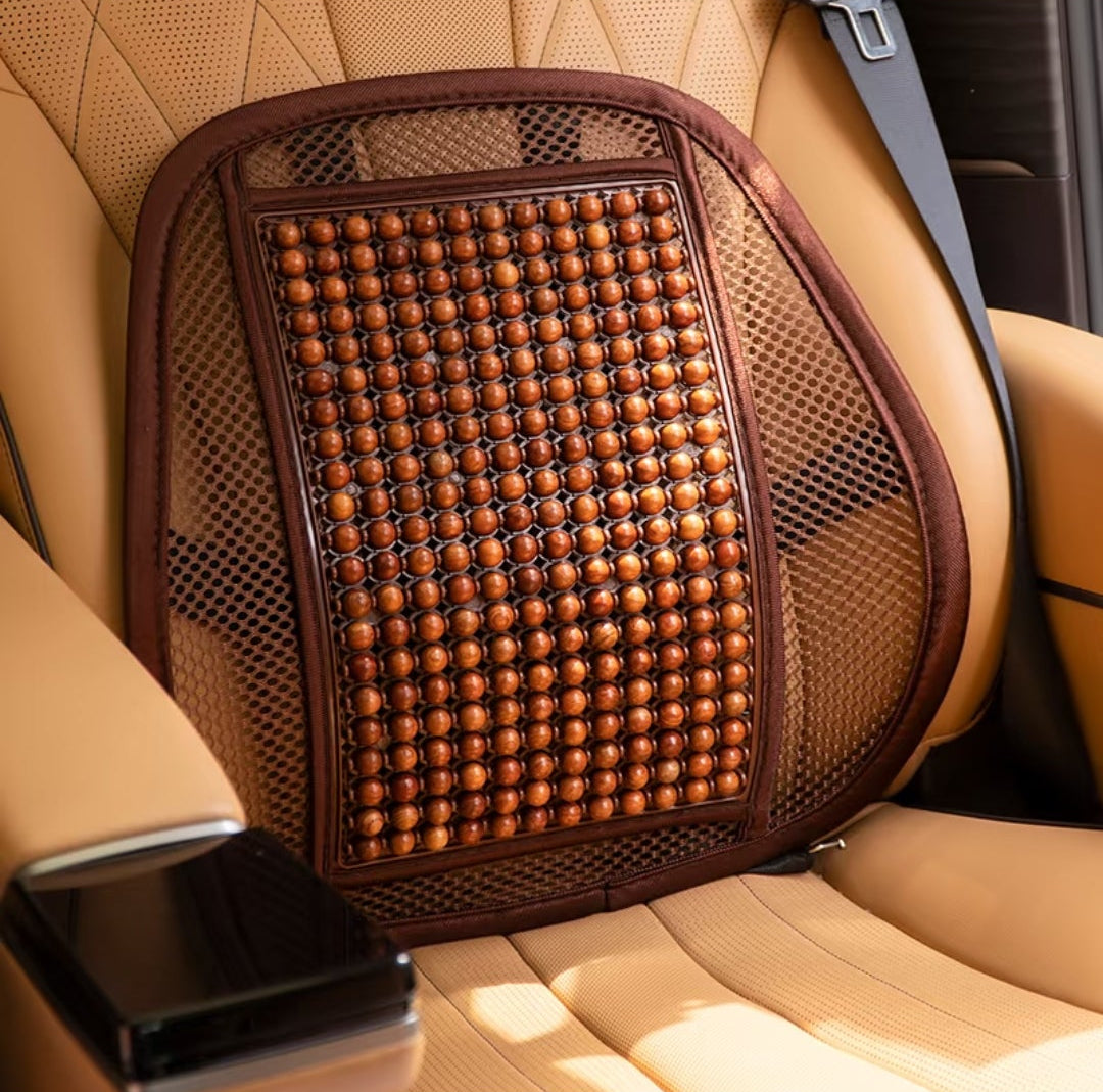 Huanghuali Wood Car Lumbar Support Cushion