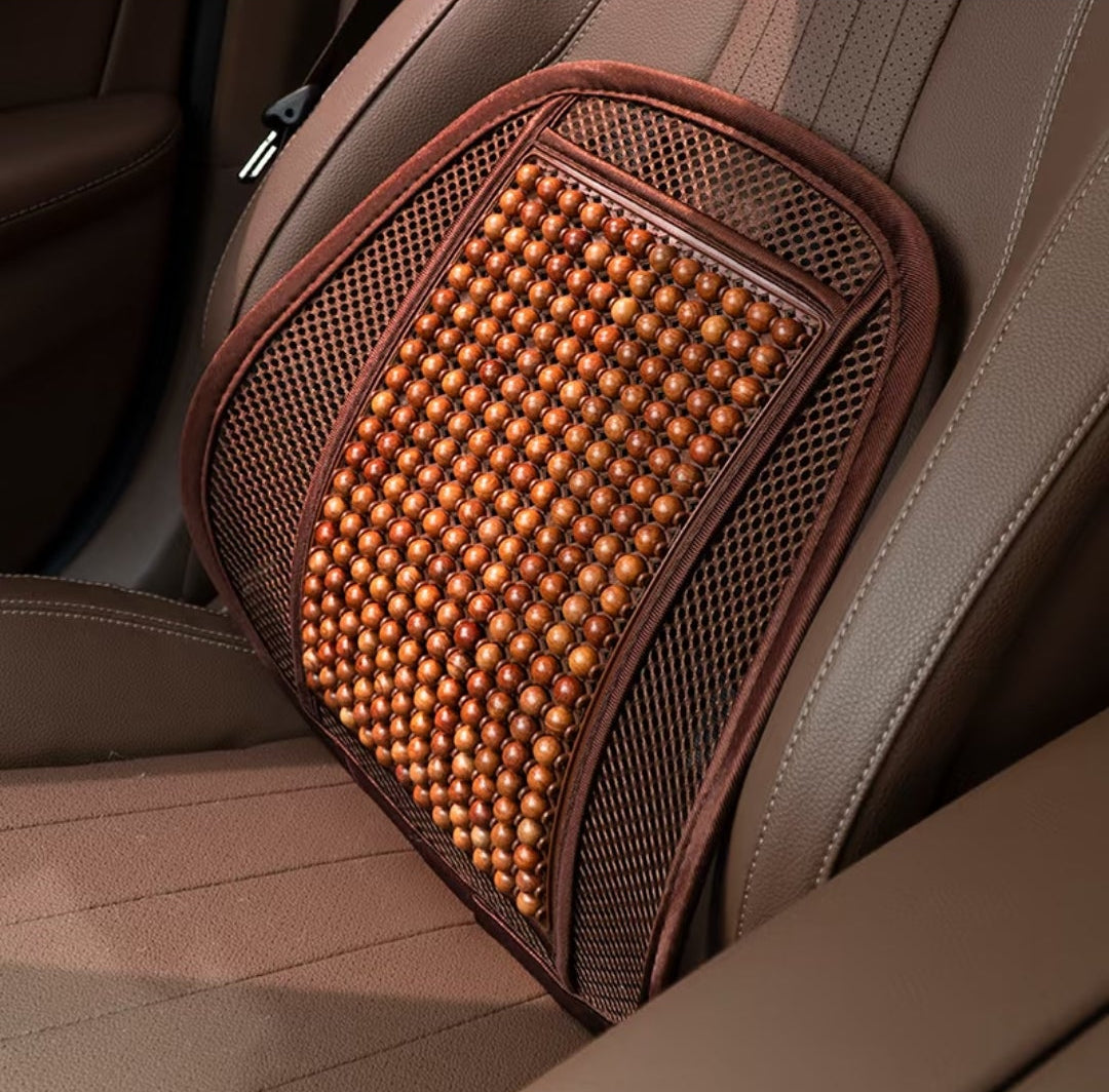 Huanghuali Wood Car Lumbar Support Cushion