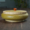 Handwoven Bamboo Storage Basket with Lid